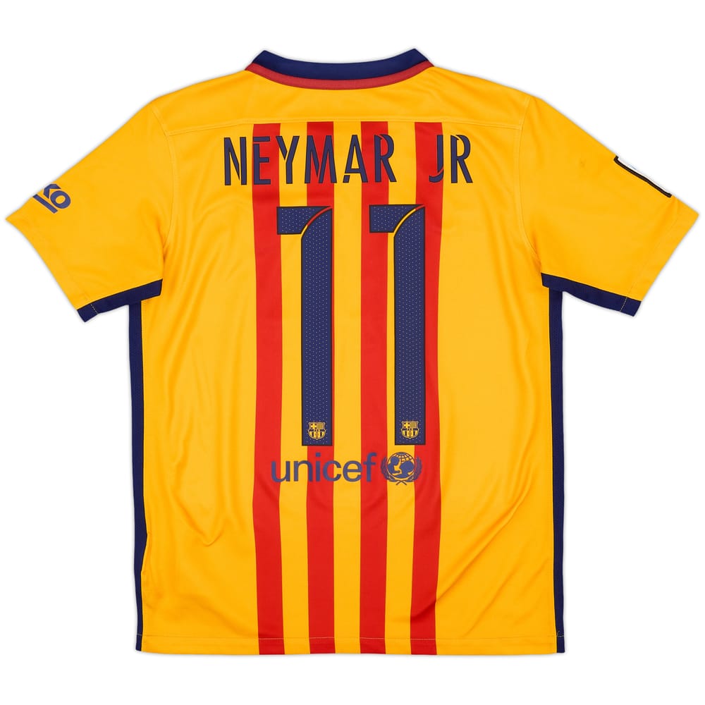 2015-16 Barcelona Away Shirt Neymar #11 - 6/10 - (XL.Boys)