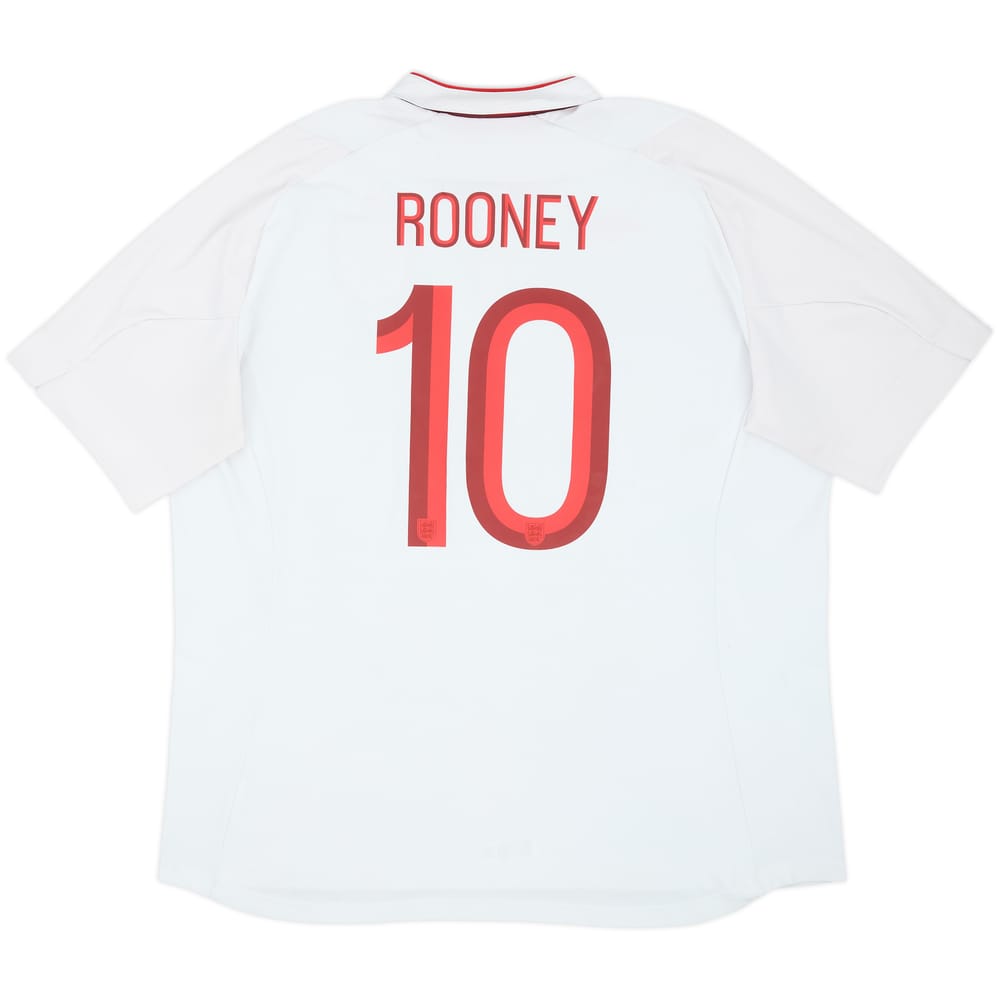 2012-13 England Home Shirt Rooney #10 - 5/10 - (XXL)