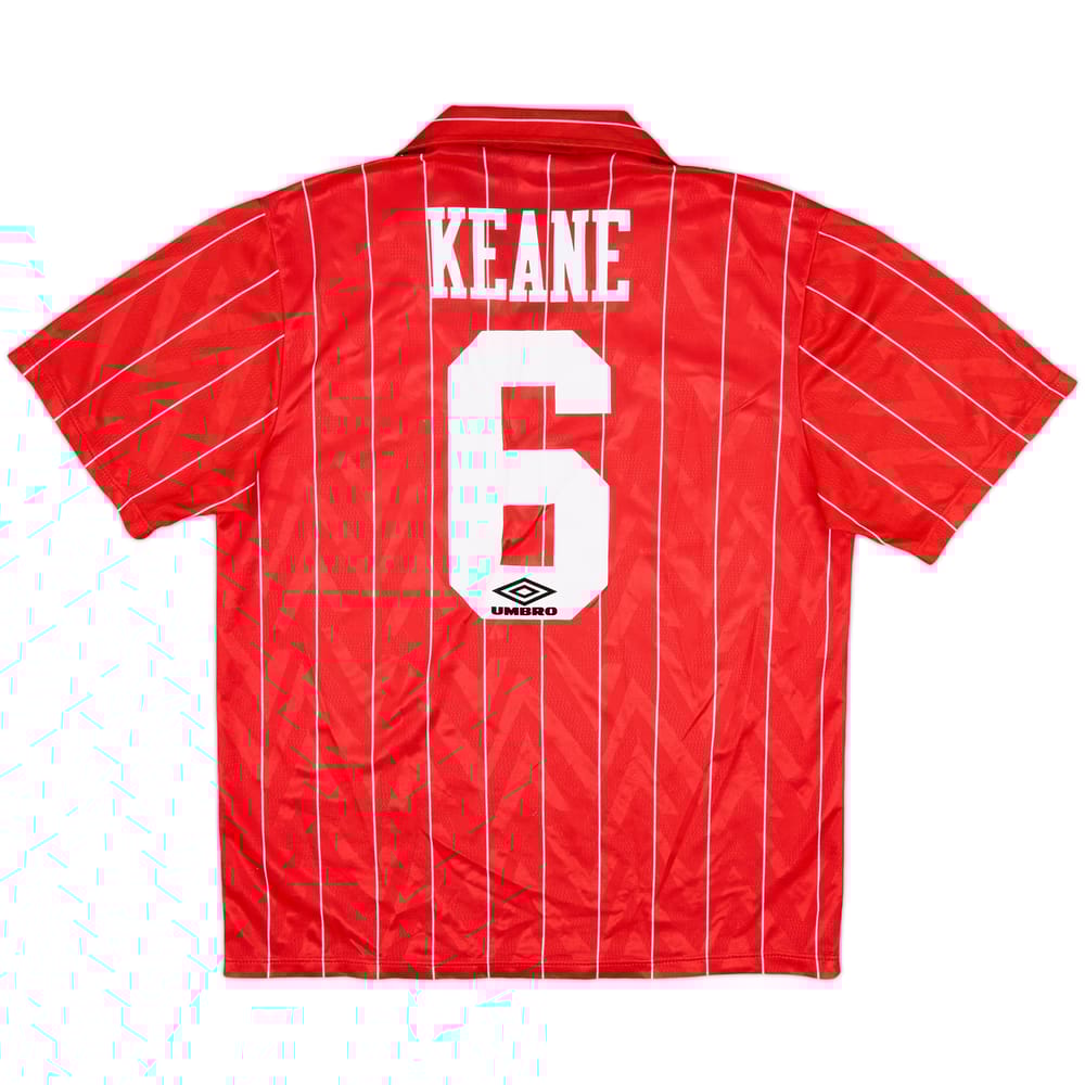 1992-94 Nottingham Forest Home Shirt Keane #6 - 8/10 - (L)