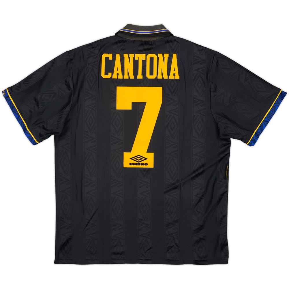 1993-95 Manchester United Away Shirt Cantona #7 - 8/10 - (L)