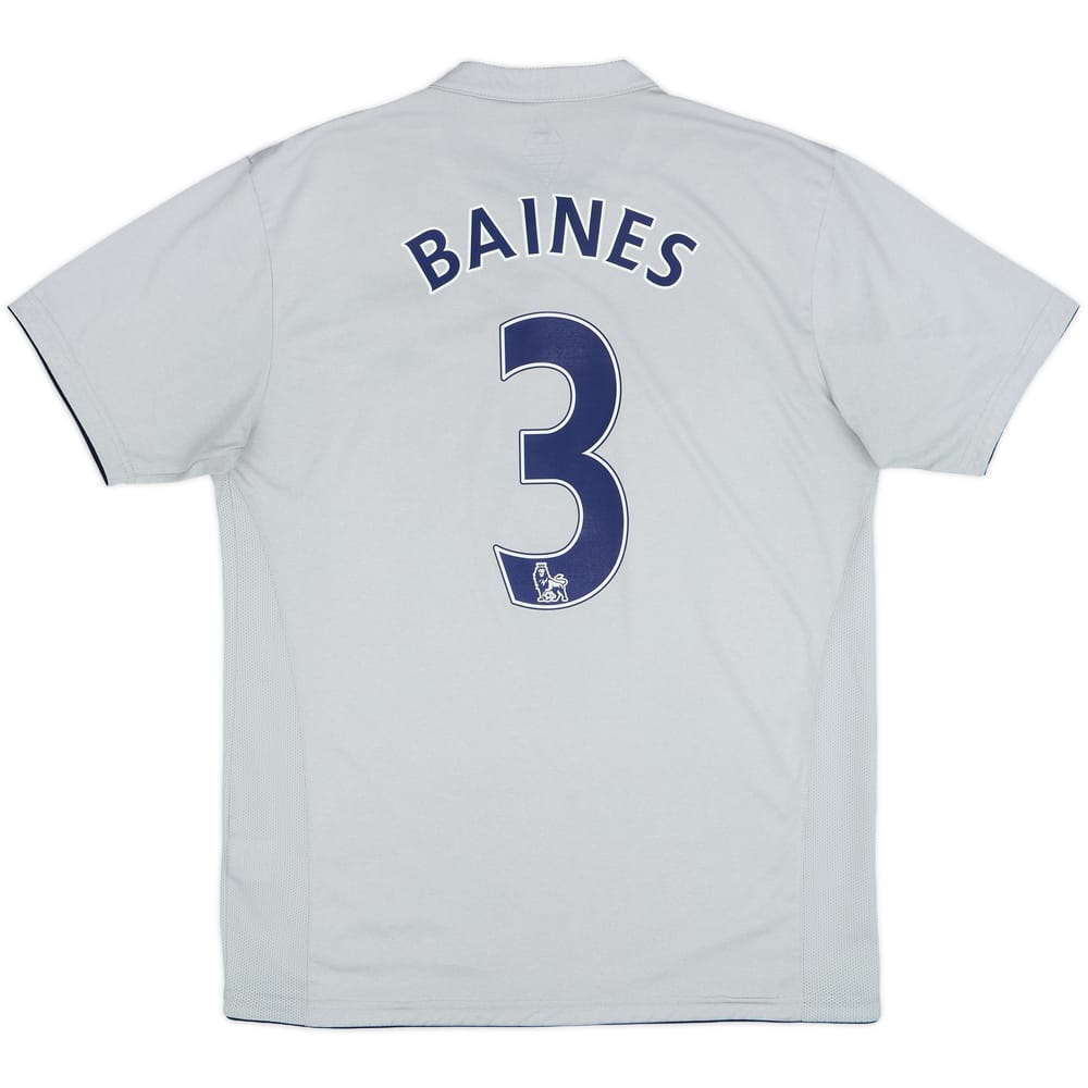 2011-12 Everton Third Shirt Baines #3 - 8/10 - (M)