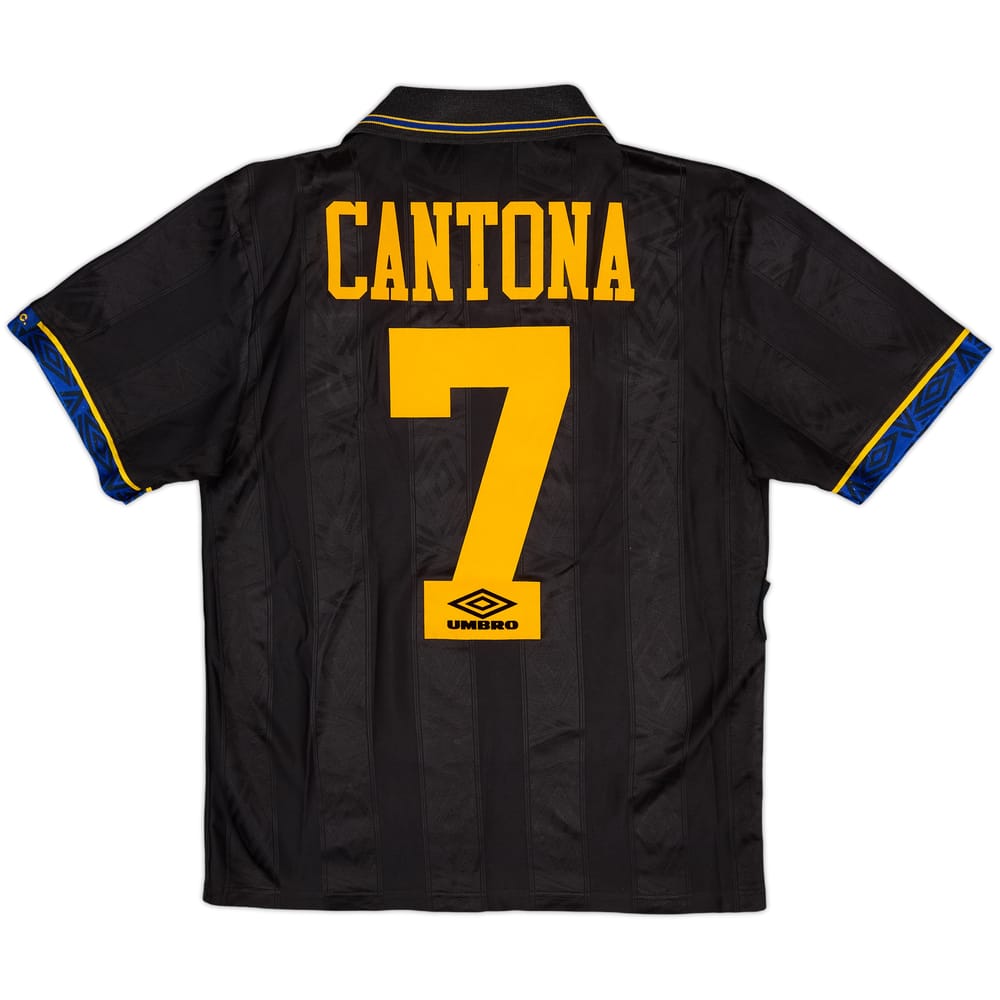 1993-95 Manchester United Away Shirt Cantona #7 - 7/10 - (S)