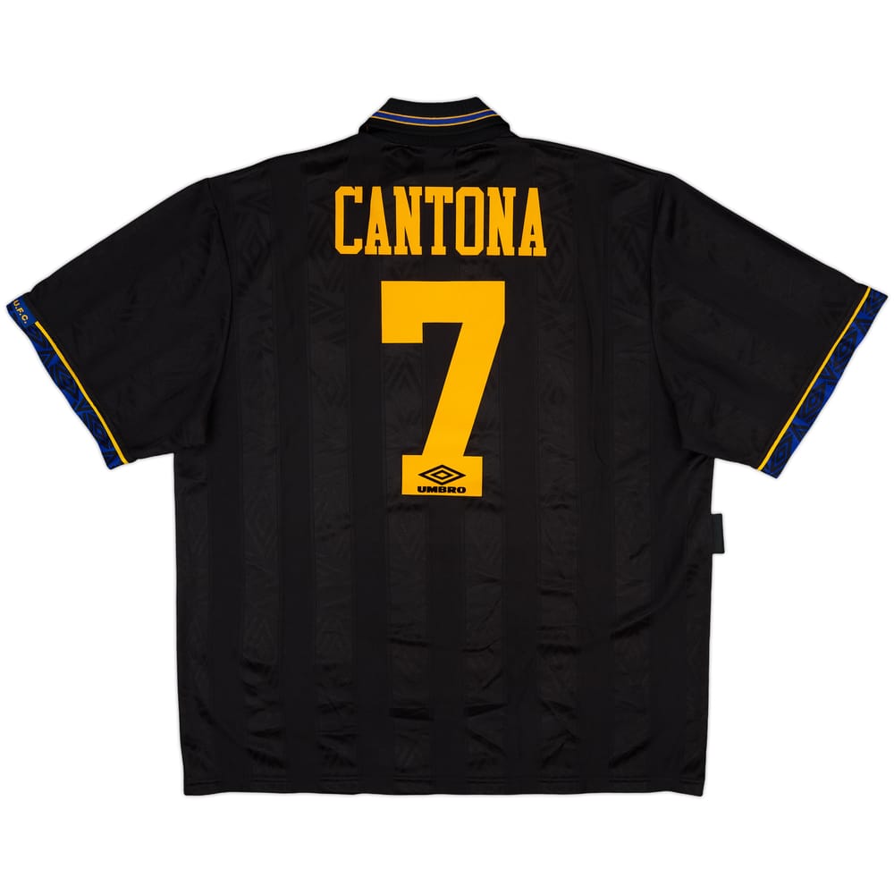 1993-95 Manchester United Away Shirt Cantona #7 - 8/10 - (XXL)