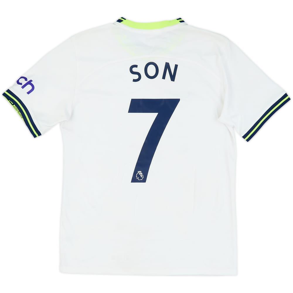 2022-23 Tottenham Home Shirt Son #7 - 9/10 - (S)