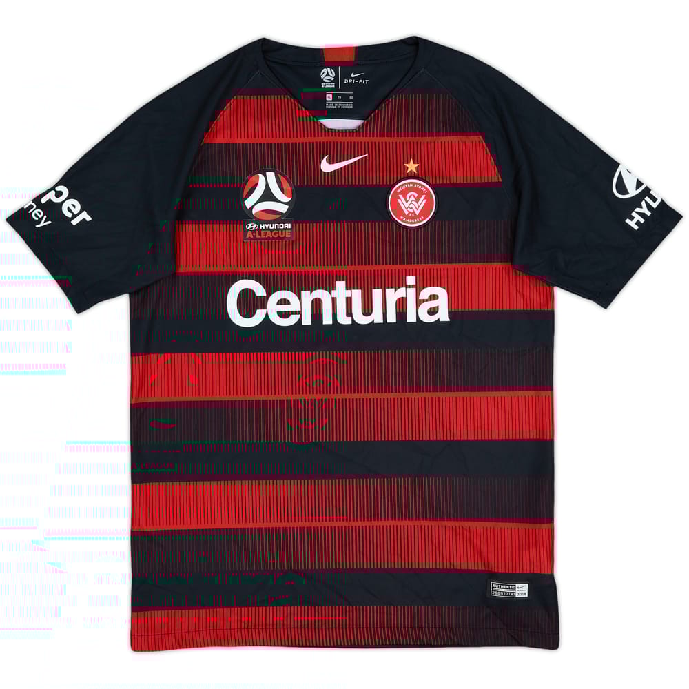 2018-19 Western Sydney Wanderers Home Shirt - 9/10 - (XL.Boys)