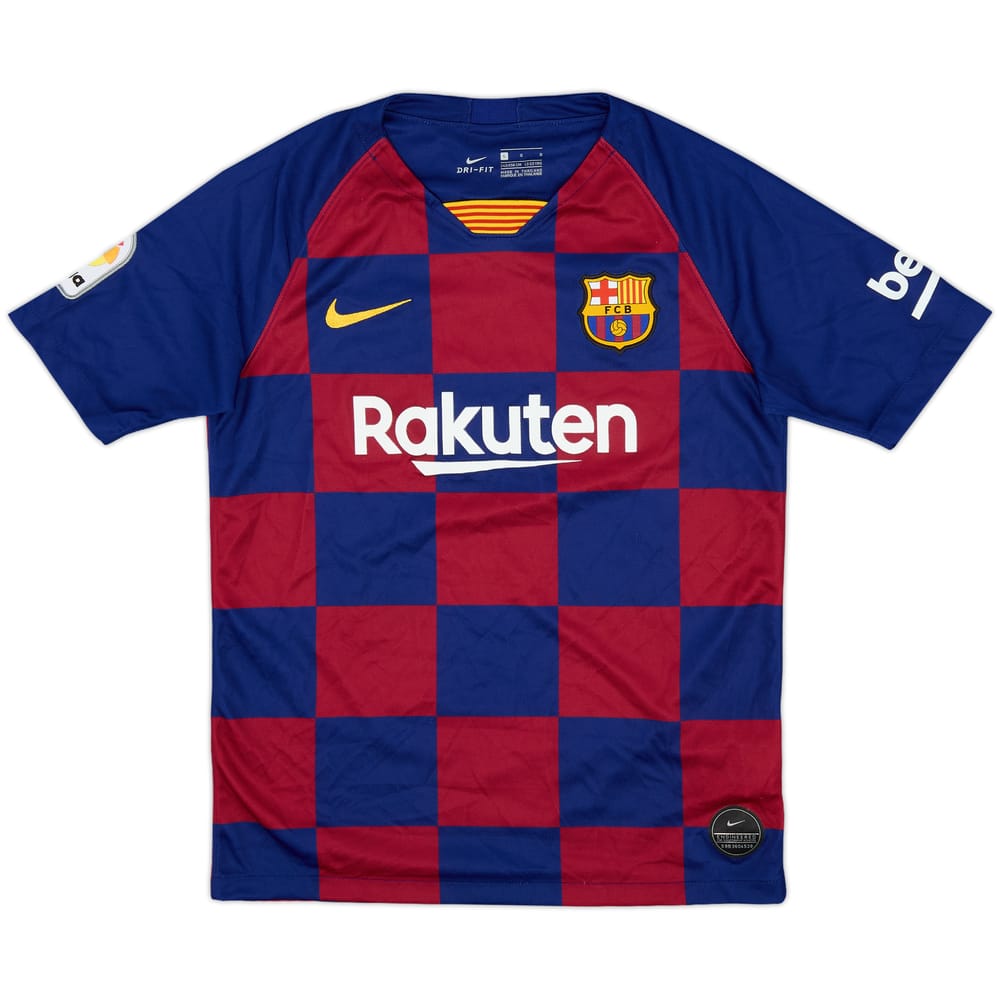 2019-20 Barcelona Home Shirt - 9/10 - (L.Boys)