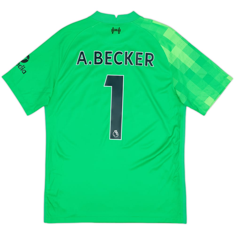2021-22 Liverpool GK Shirt A.Becker #1 - 6/10 - (M)