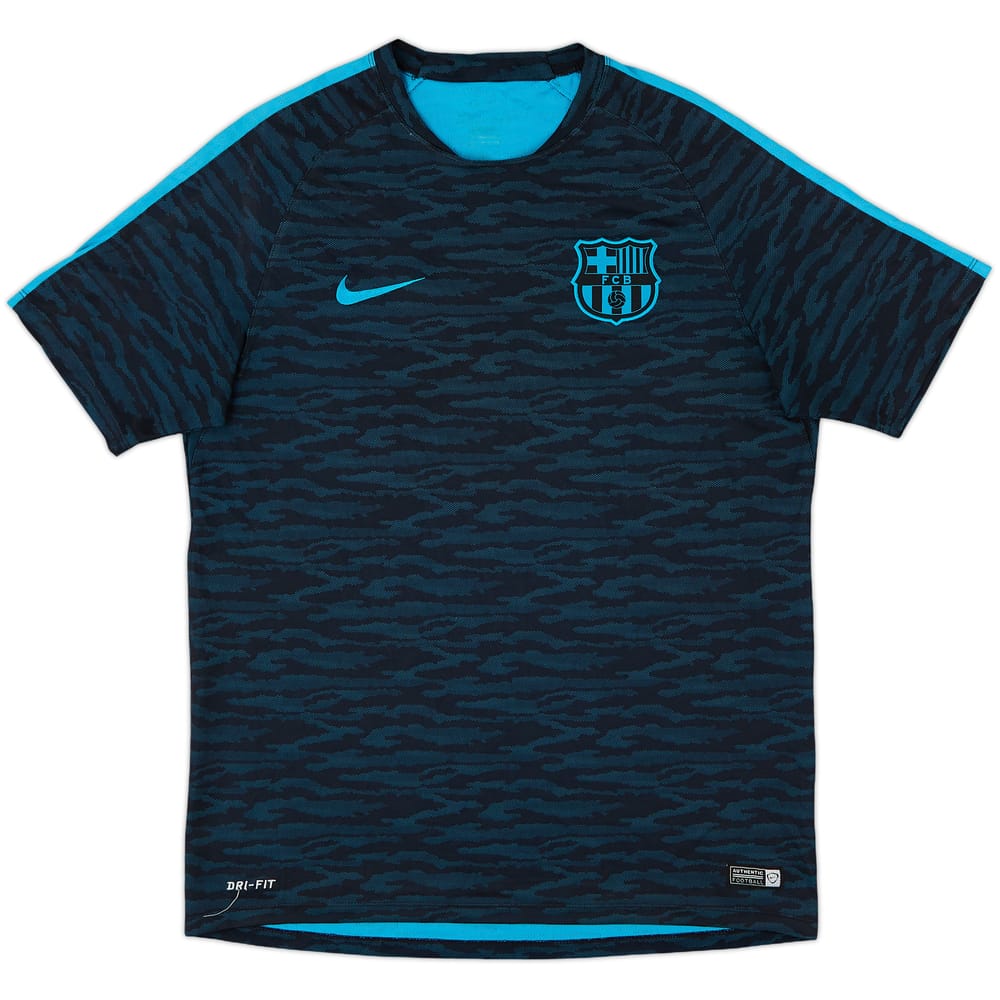 2016-17 Barcelona Nike Pre Match Training Shirt - 8/10 - (L)