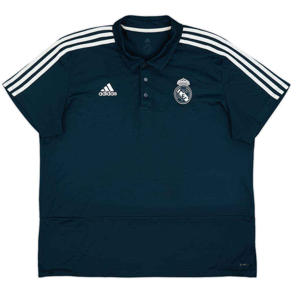 2018-19 Real Madrid adidas Polo Shirt - 8/10 - (XXL)