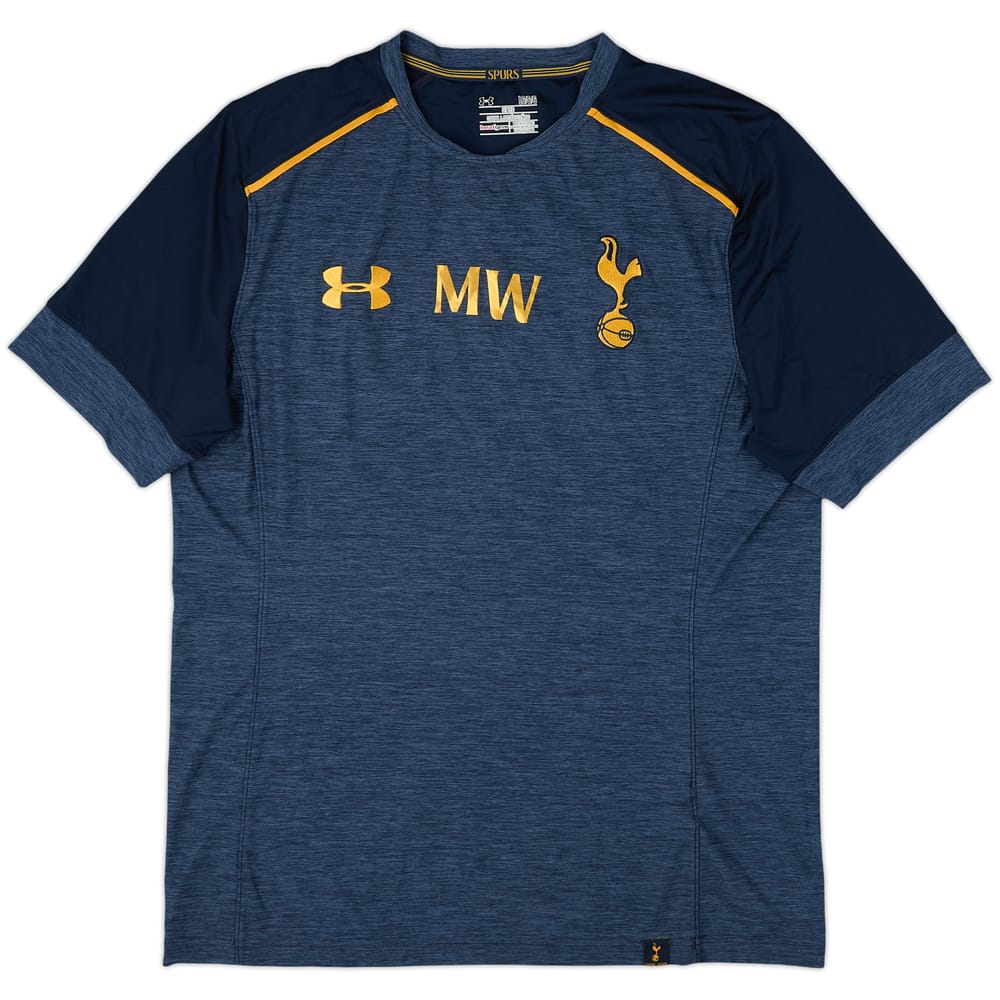 2016-17 Tottenham Staff Issue Under Armour Training Shirt 'MW' - 9/10 - (L)