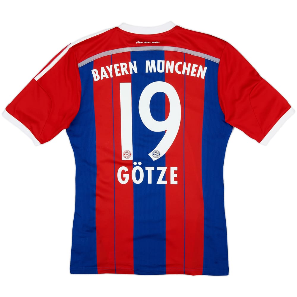 2014-15 Bayern Munich Home Shirt Gotze #19 - 10/10 - (M)