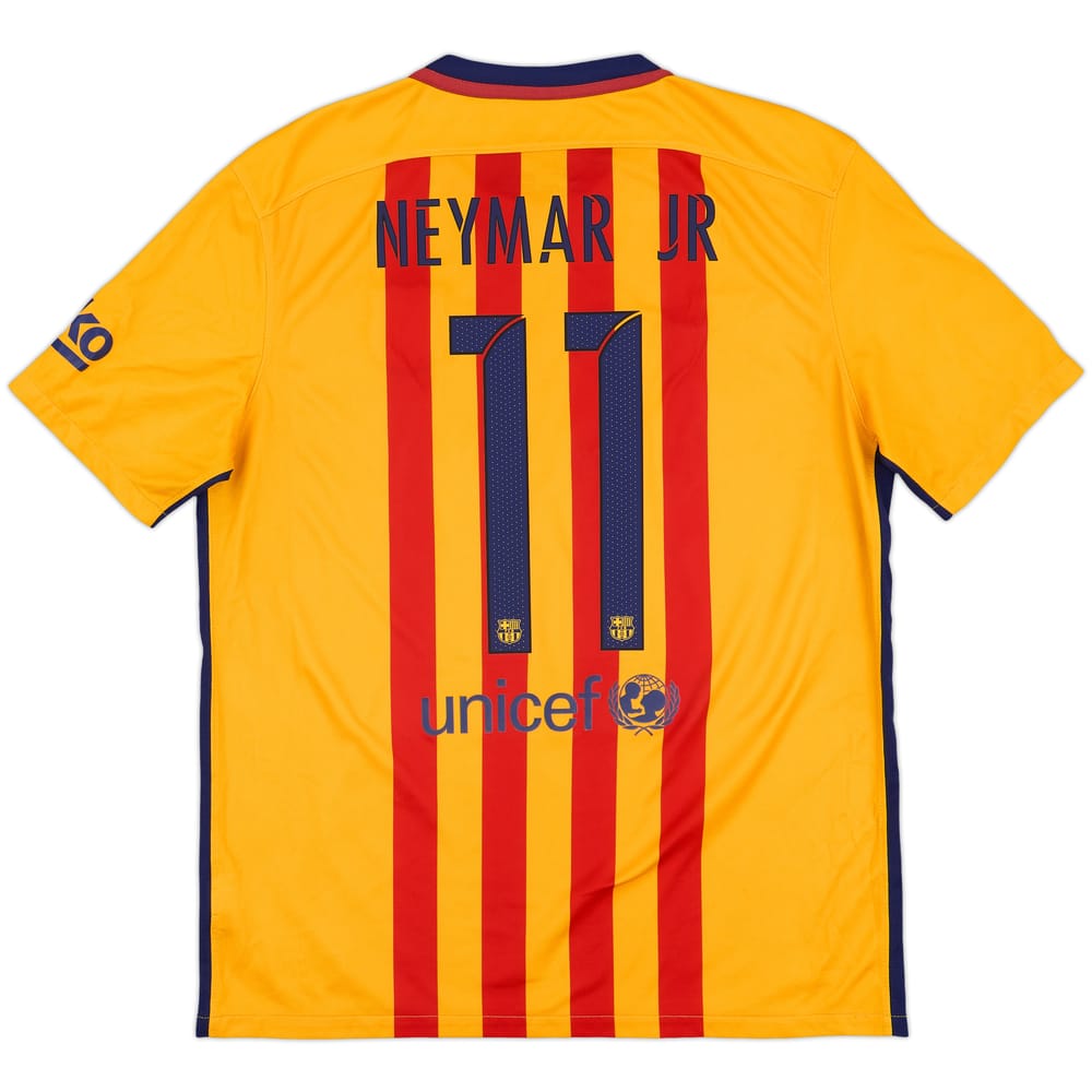 2015-16 Barcelona Away Shirt Neymar #11 - 9/10 - (L)