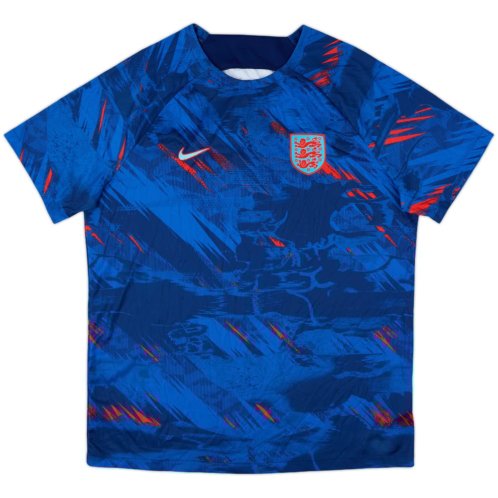 2022 England Nike Pre-Match Shirt - 9/10 - (XL)