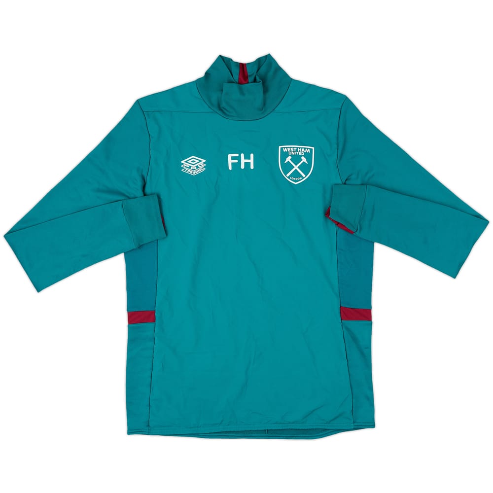 2023-24 West Ham Umbro Staff Issue Drill Top FH - 7/10 - (M)