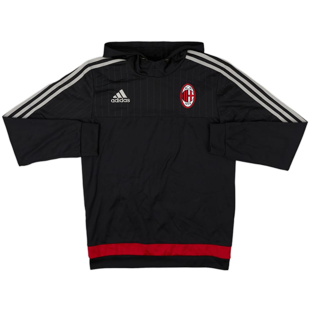 2015-16 AC Milan adidas Hooded Top - 6/10 - (S)