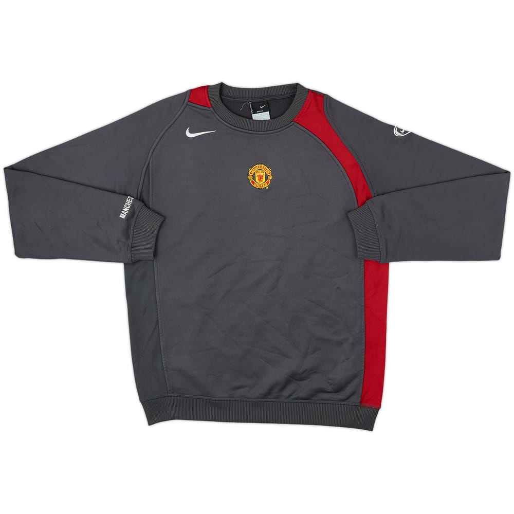 2004-05 Manchester United Nike Sweat Top - 8/10 - (XL.Boys)