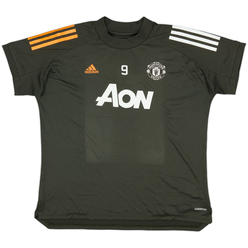 2020-21 Manchester United adidas Player Issue Training Shirt #9 - 8/10 - (Women's L)