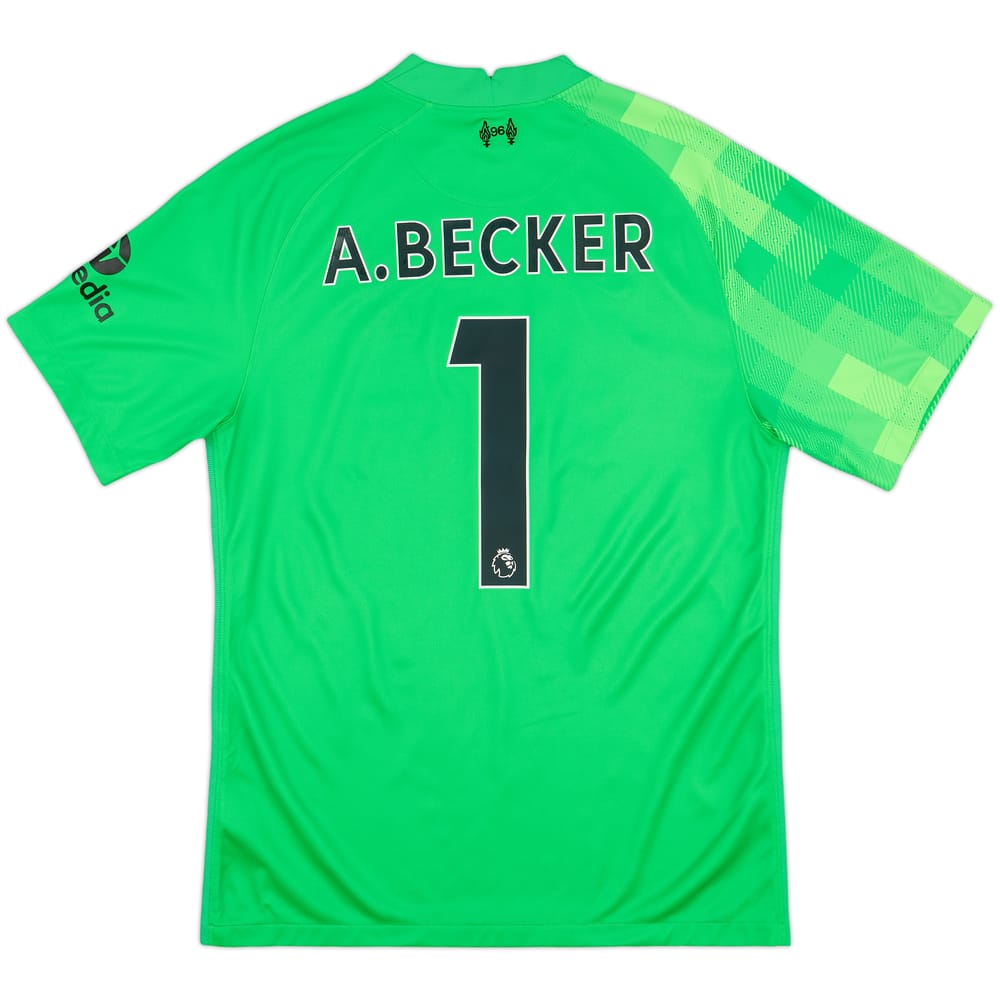 2021-22 Liverpool GK S.S Shirt A.Becker #1 - 9/10 - (M)
