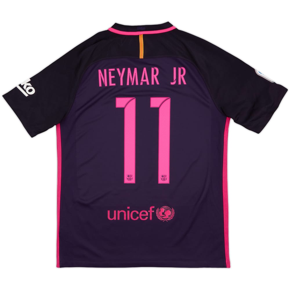 2016-17 Barcelona Away Shirt Neymar Jr #11 - 9/10 - (M)