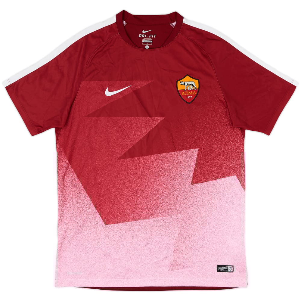 2015-16 Roma Nike Training Shirt - 9/10 - (L)