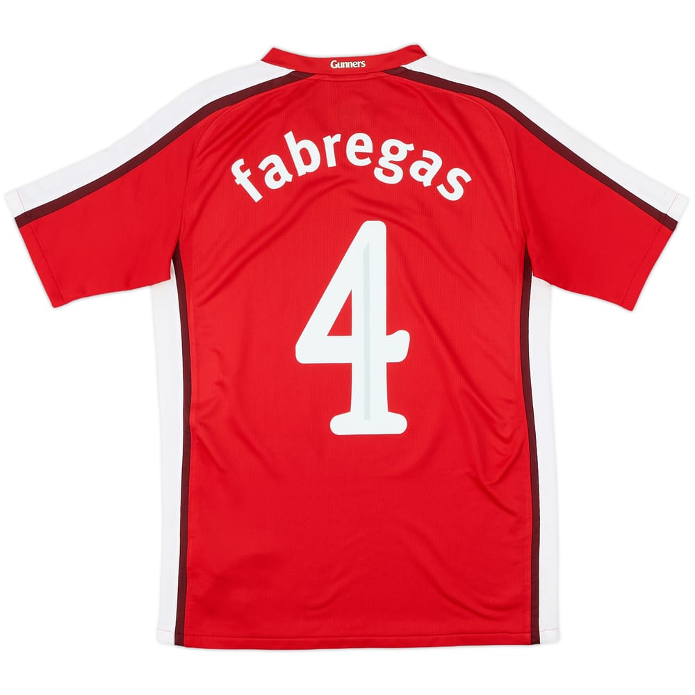 2008-10 Arsenal Home Shirt Fabregas #4 - 8/10 - (XL.Boys)
