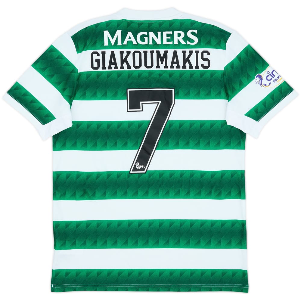 2022-23 Celtic Home Shirt Giakoumakis #7 - 8/10 - (M)