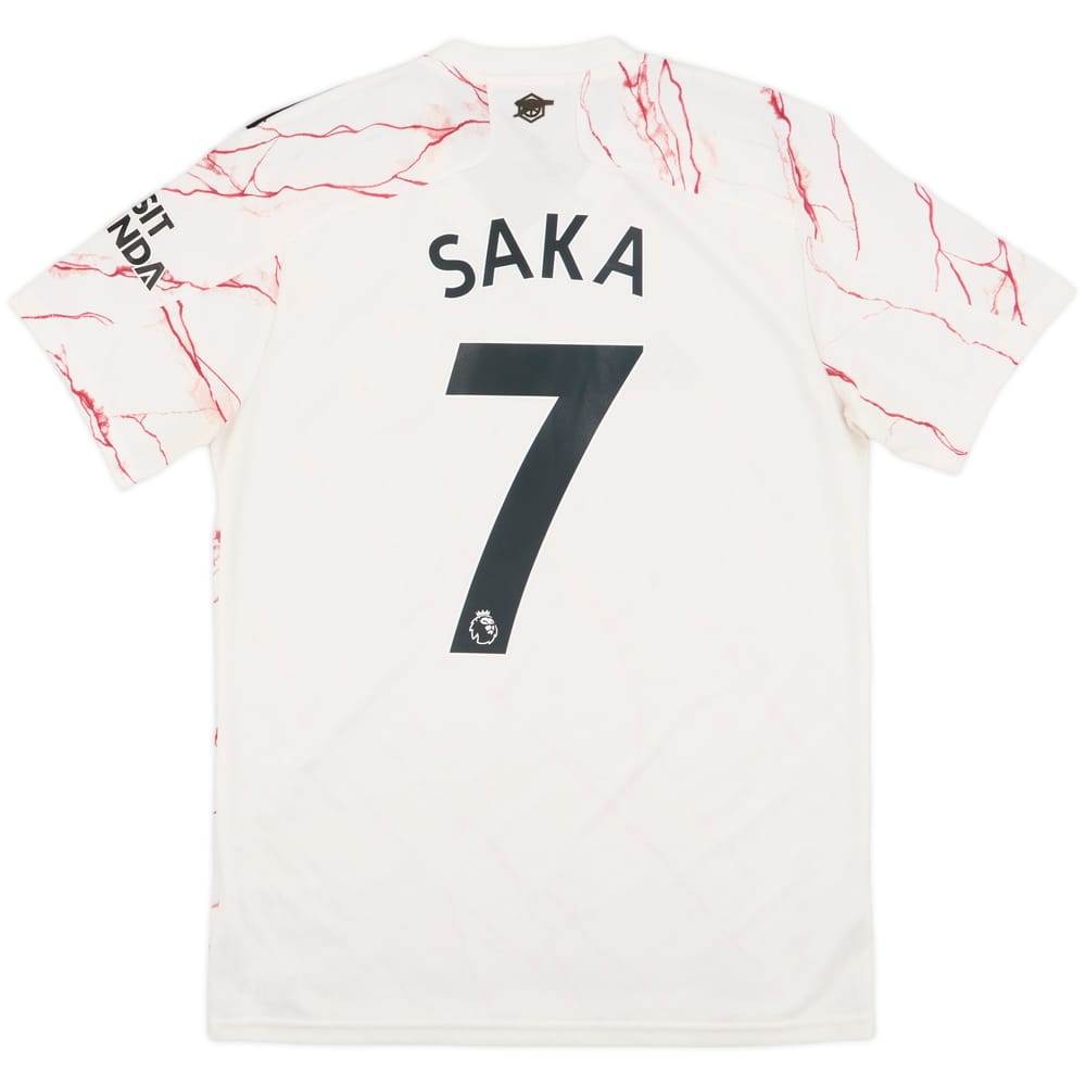 2020-21 Arsenal Away Shirt Saka #7 - 8/10 - (M)