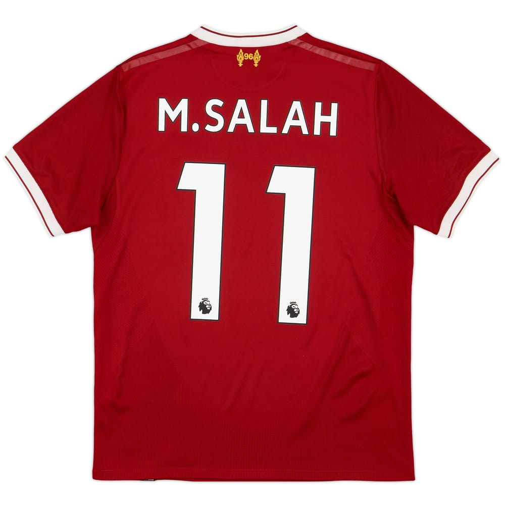 2017-18 Liverpool 125 Years Home Shirt M.Salah #11 - 7/10 - (XL.Boys)