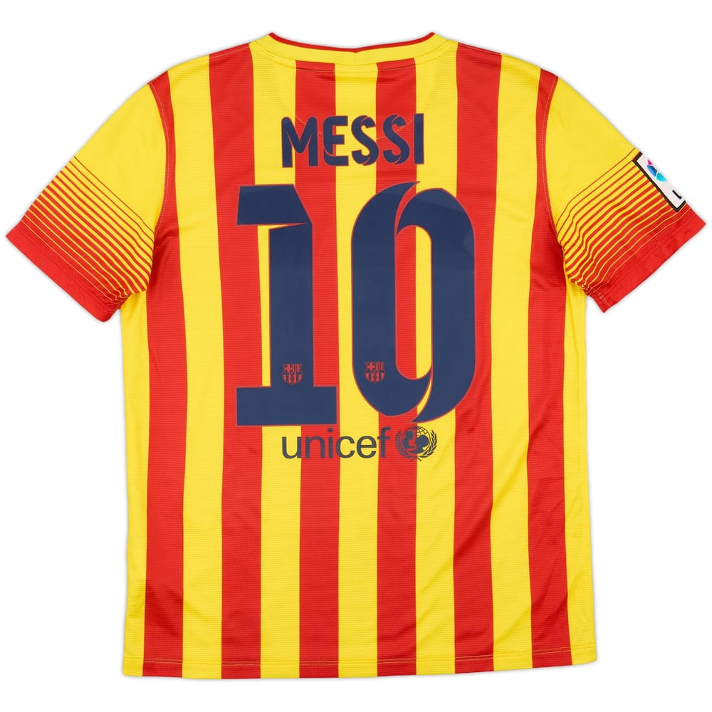 2013-15 Barcelona Away Shirt Messi #10 - 8/10 - (XL.Boys)