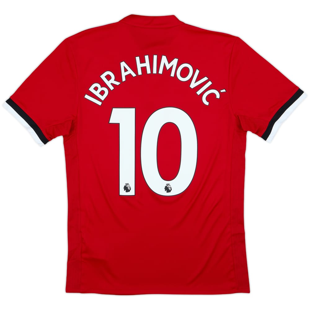2017-18 Manchester United Home Shirt Ibrahimovic #10 (S)