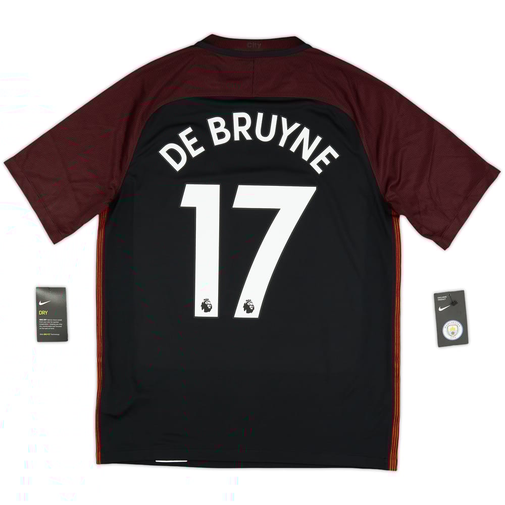 2016-17 Manchester City Away Shirt De Bruyne #17 (M)