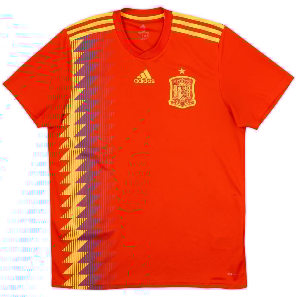 2018-19 Spain Home Shirt - 9/10 - (M)