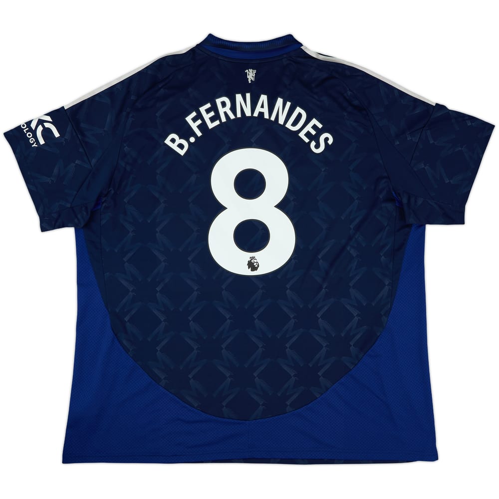 2024-25 Manchester United Away Shirt B.Fernandes #8 - 10/10 - (3XL)