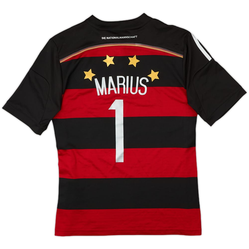 2014-15 Germany Away Shirt Marius #1 - 9/10 - (L.Boys)