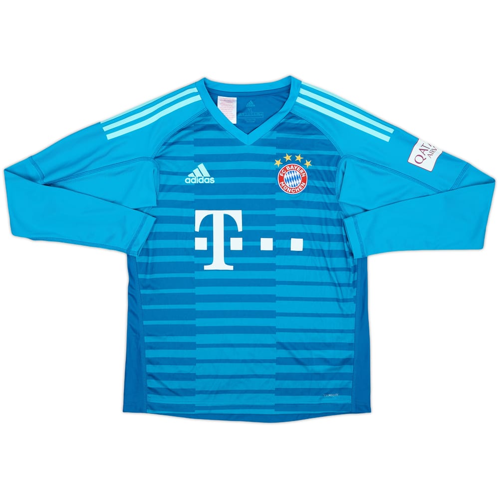 2018-19 Bayern Munich GK Shirt - 8/10 - (L.Boys)