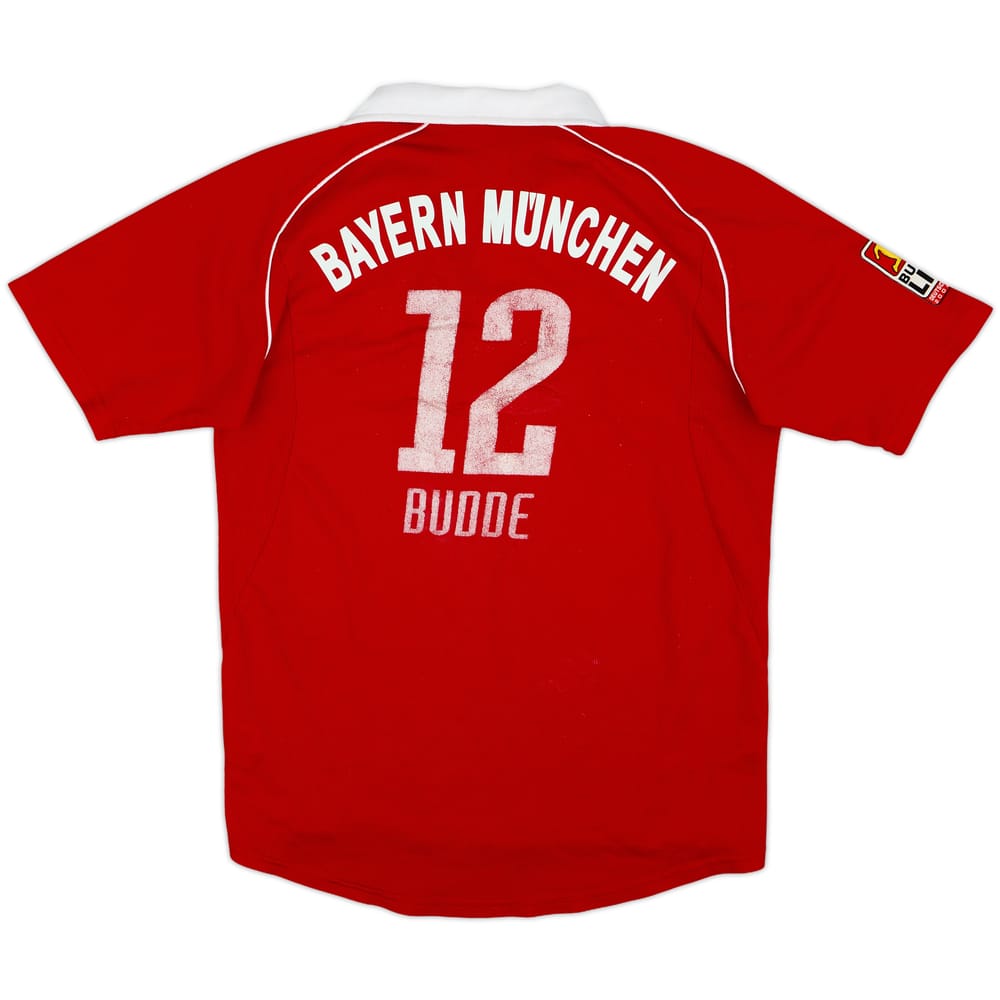 2005-06 Bayern Munich Home Shirt Budde #12 - 5/10 - (XL.Boys)