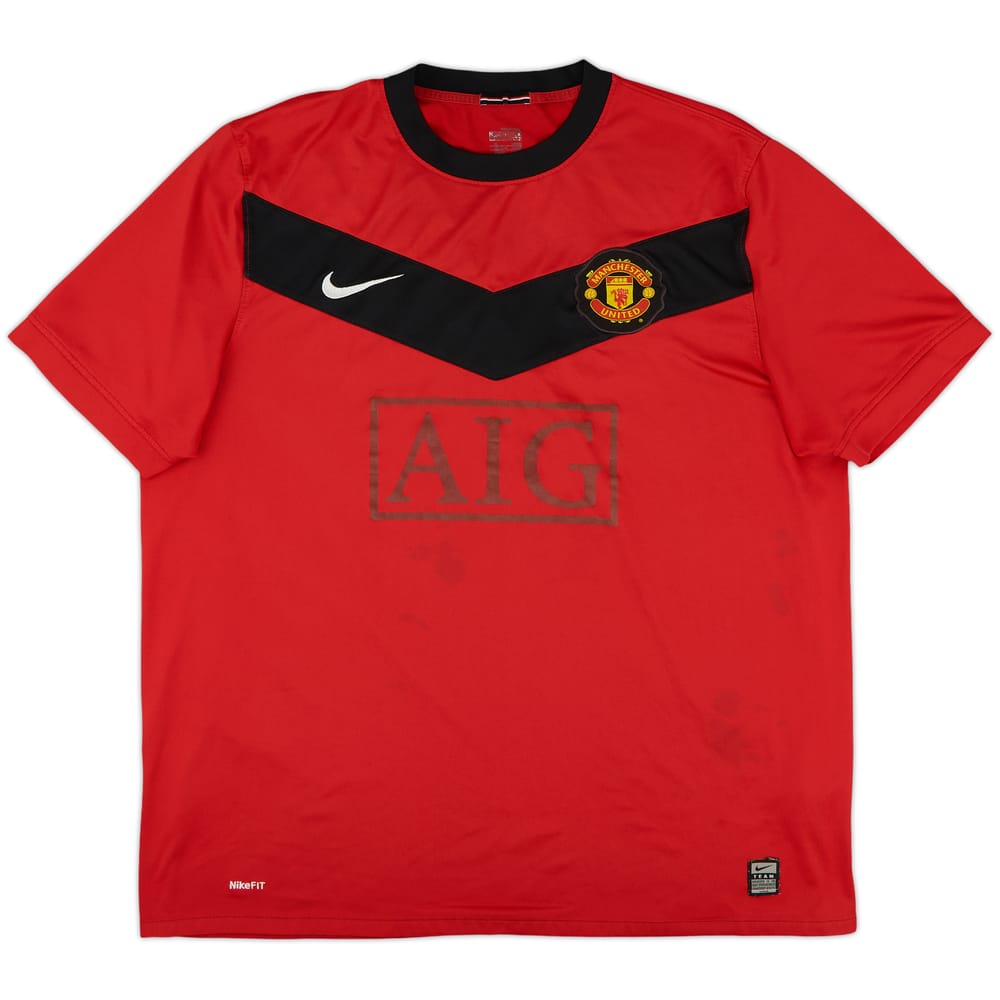 2009-10 Manchester United Home Shirt - 4/10 - (XL)
