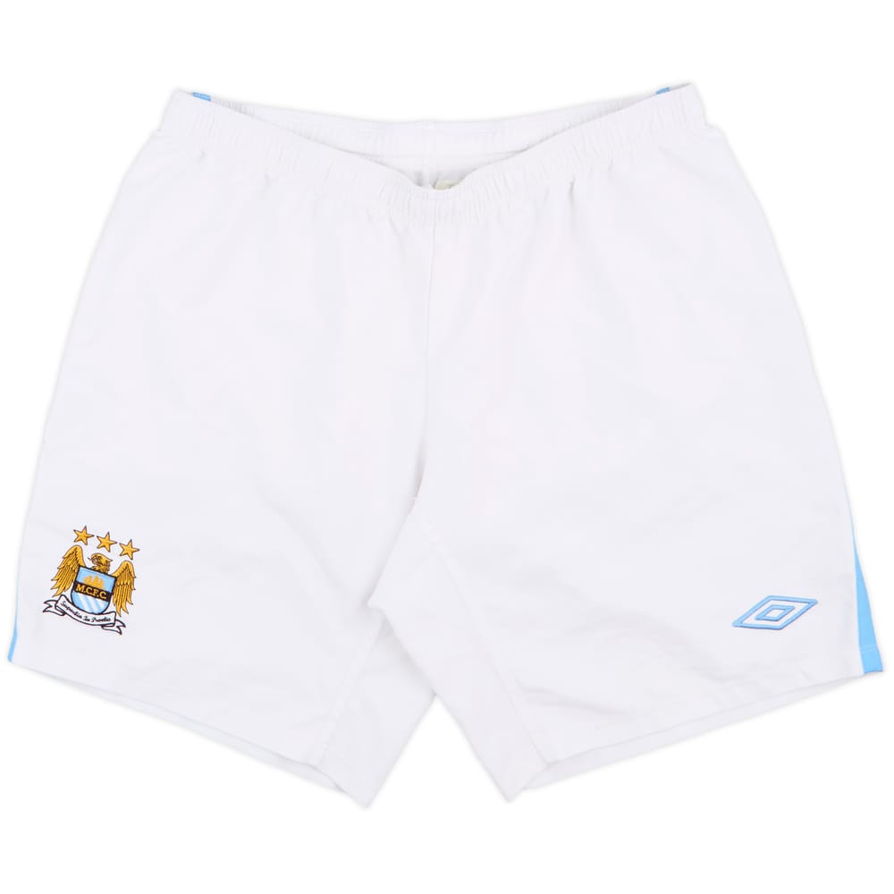 2010-11 Manchester City Home Shorts - 6/10 - (XL)