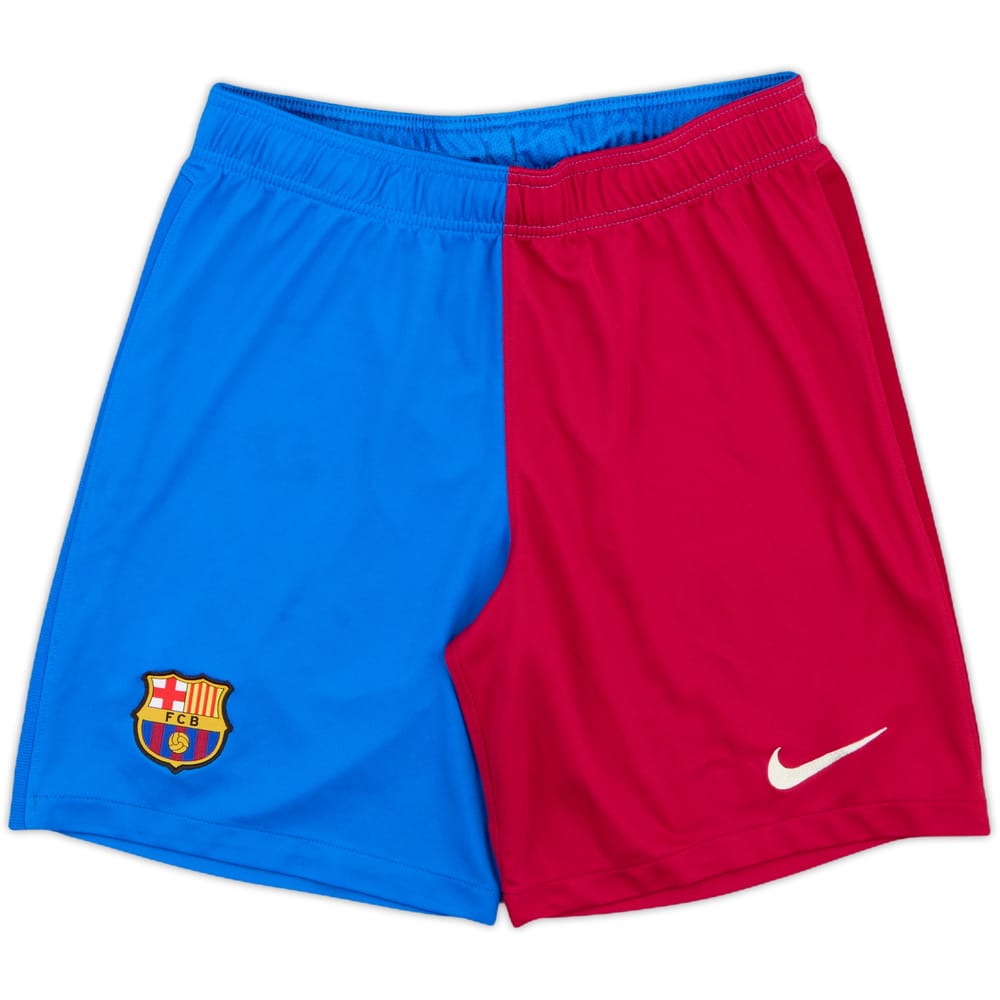 2021-22 Barcelona Home Shorts - 9/10 - (M)