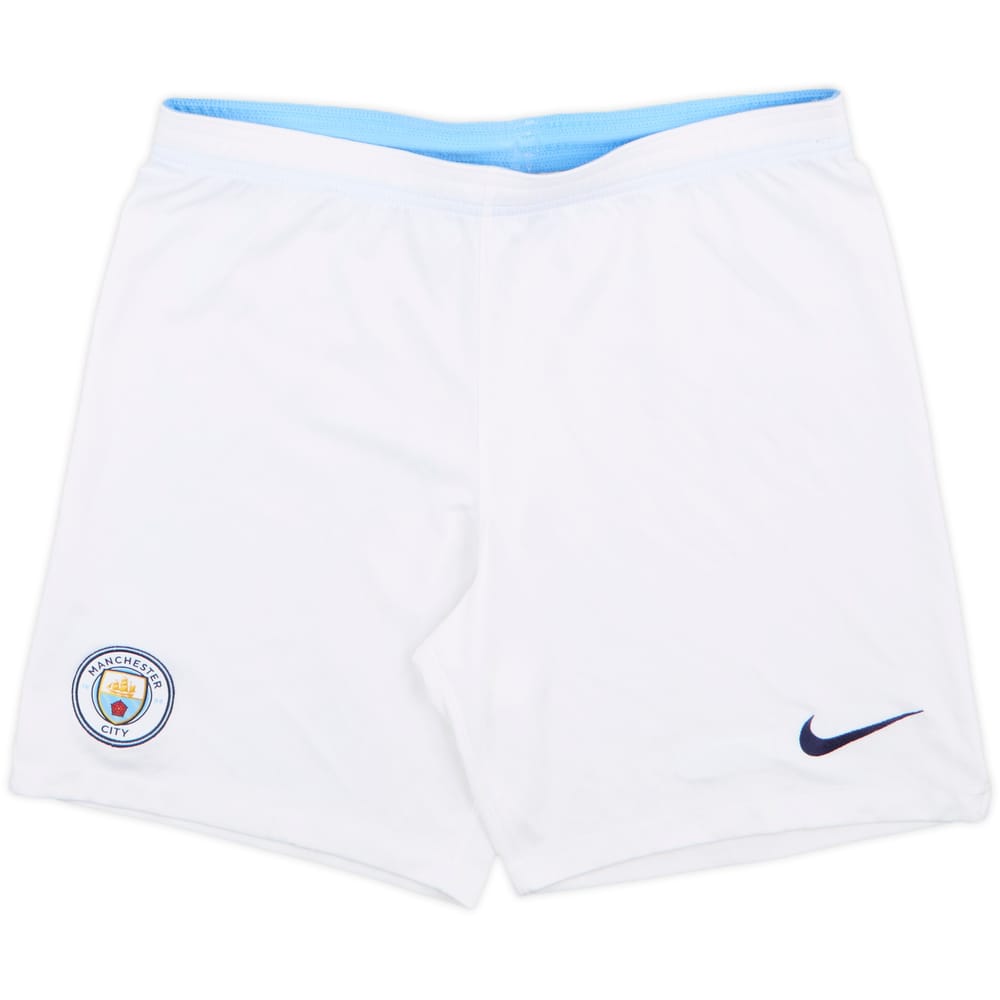2018-19 Manchester City Home Shorts - 8/10 - (M)
