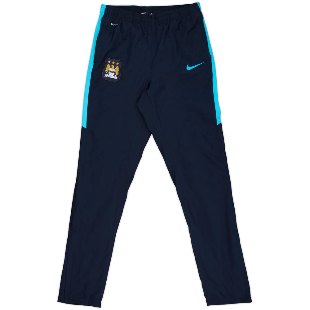 2015-16 Manchester City Nike Track Pants/Bottoms - 8/10 - (S)
