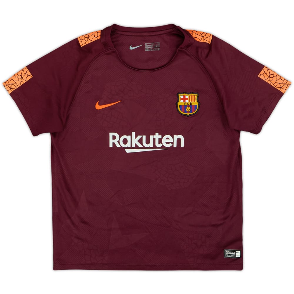 2017-18 Barcelona Third Shirt - 8/10 - (7-8 Years)