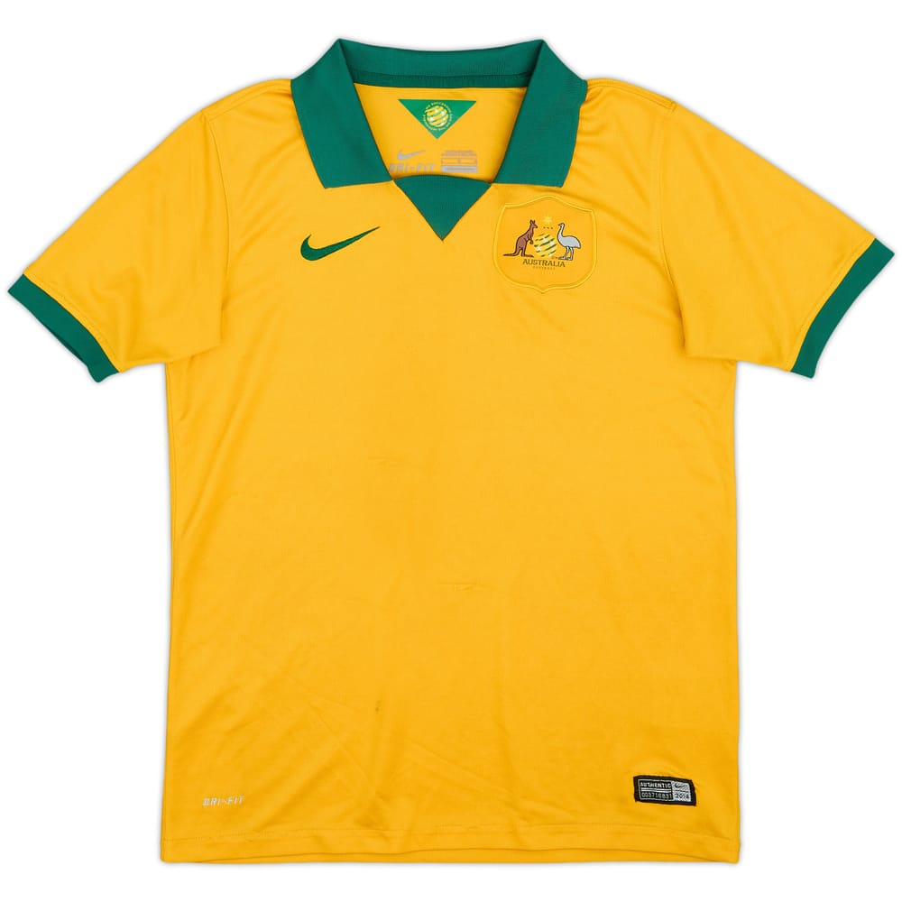 2014-15 Australia Home Shirt - 6/10 - (L.Boys)