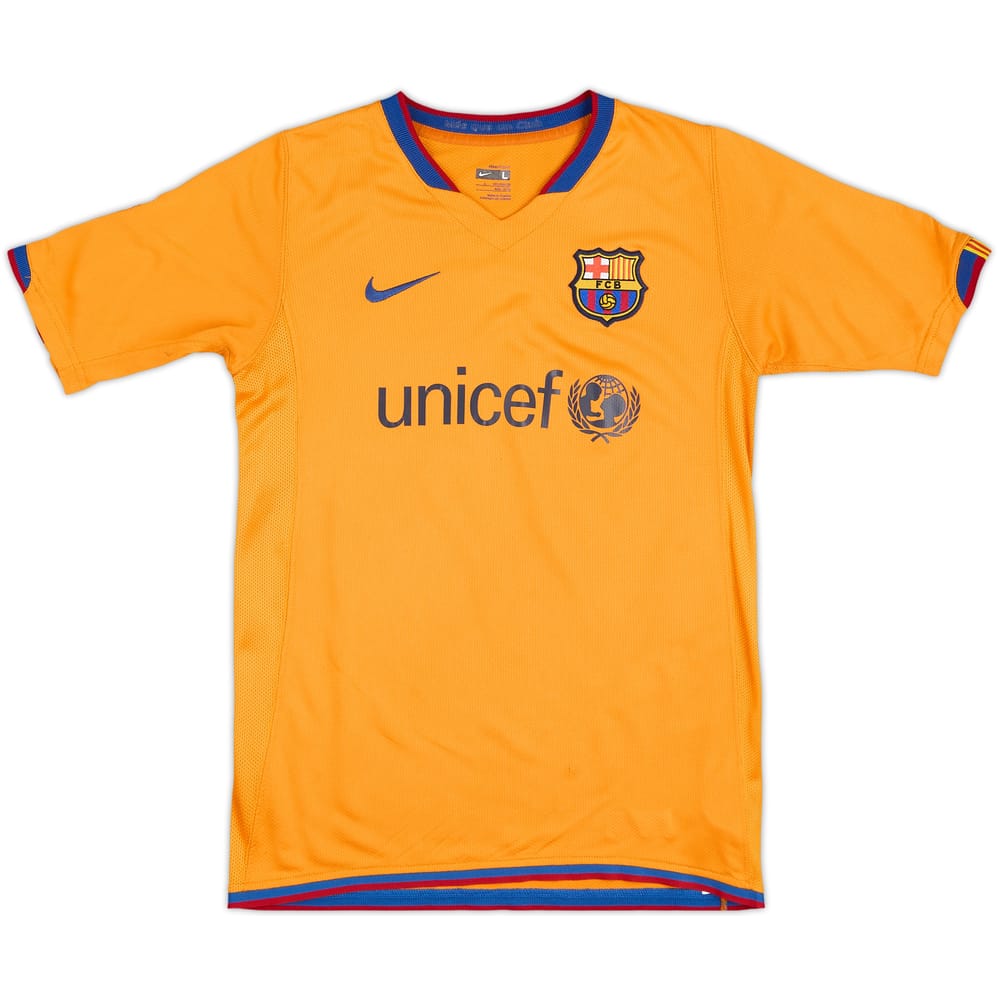 2007-08 Barcelona Third Shirt - 8/10 - (L.Boys)