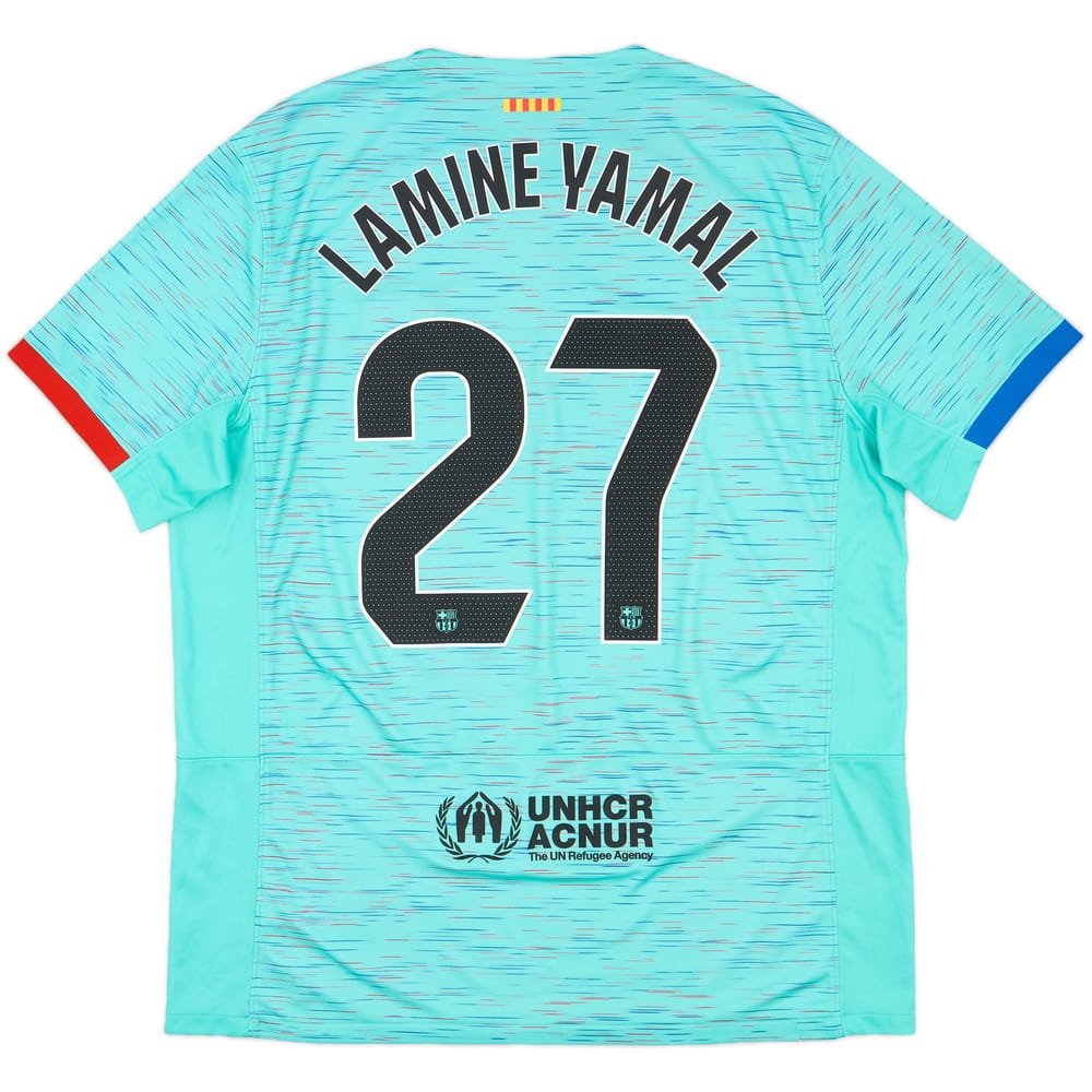 2023-24 Barcelona Third Shirt Lamine Yamal #27 - 8/10 - (XL)