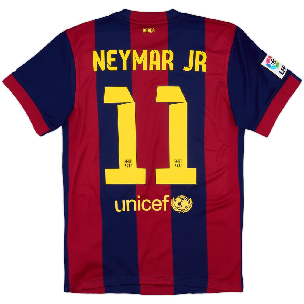 2014-15 Barcelona Home Shirt Neymar Jr #11 - 6/10 - (S)