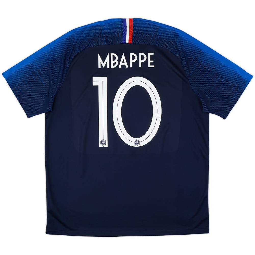 2018 France Home Shirt Mbappe #10 - 8/10 - (XL)