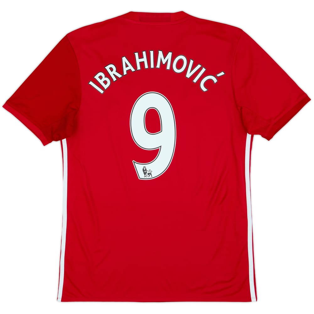 2016-17 Manchester United Home Shirt Ibrahimovic #9 - 6/10 - (M)
