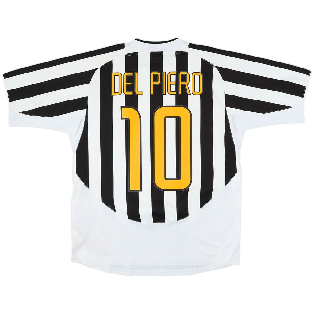 2003-04 Juventus Home Shirt Del Piero #10 - 6/10 - (L)