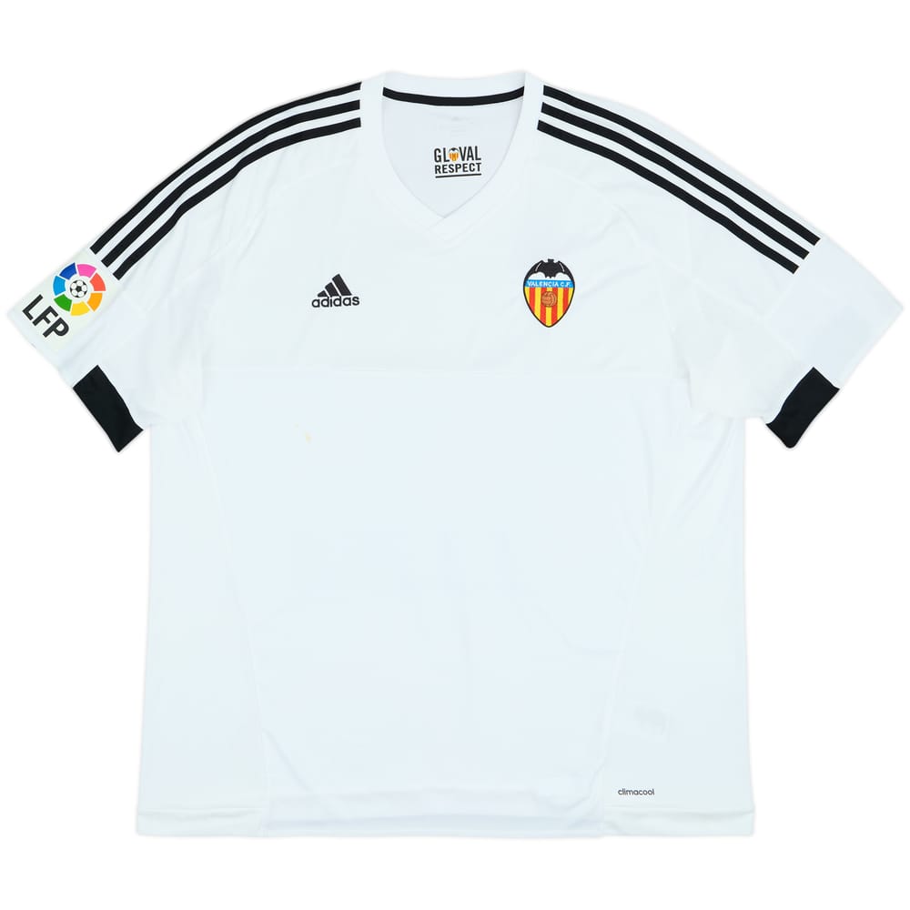 2015-16 Valencia Home Shirt - 8/10 - (XXL)